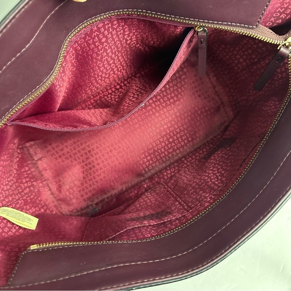 ❌SOLD❌Kate Spade Bennet Place Tote Handbag Laptop Case Travel Merlot Burgundy - Picture 3 of 14